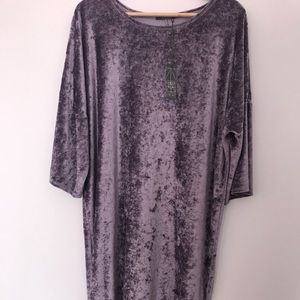 NWT Velvet T-Shirt Dress